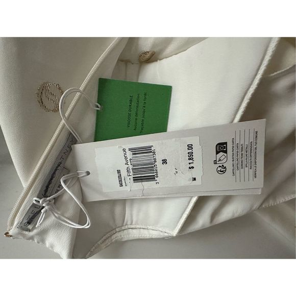 Stella McCartney Metallic Long-Sleeve Minidress US 2 $1850 - Picture 11 of 12